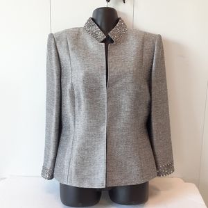 Tahari Auther S Levine Luxe Jacket Petite Size 6 P